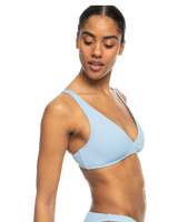 The Roxy Womens Love The Oceania Bikini Top in Bel Air Blue