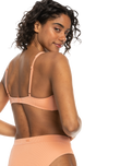 The Roxy Womens Love The Oceania Bikini Top in Salmon