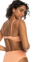 The Roxy Womens Love The Oceania Bikini Top in Salmon