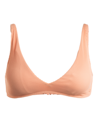 The Roxy Womens Love The Oceania Bikini Top in Salmon