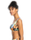 The Roxy Womens Color Jam Underwire D Cup Bikini Top in Anthracite Flower Jammin