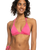 The Roxy Womens Beach Classics Mini Triangle Bikini Top in Shocking Pink