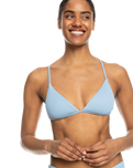 The Roxy Womens Love The Quiver Bikini Top in Bel Air Blue