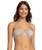 The Roxy Womens Wavy Stripe Bralette Bikini Top in Papaya