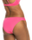 The Roxy Womens Beach Classics Bikini Bottoms in Shocking Pink