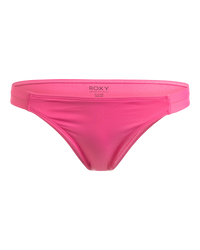 The Roxy Womens Beach Classics Bikini Bottoms in Shocking Pink