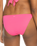 The Roxy Womens Beach Classics Tie Bikini Bottoms in Shocking Pink