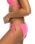 The Roxy Womens Beach Classics Tie Bikini Bottoms in Shocking Pink