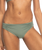 The Roxy Womens Beach Classics Hipster Bikini Bottoms in Agave Green