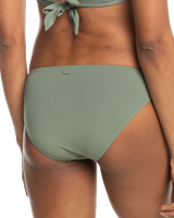 The Roxy Womens Beach Classics Hipster Bikini Bottoms in Agave Green