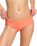 The Roxy Womens Beach Classics Hipster Bikini Bottoms in Fusion Coral