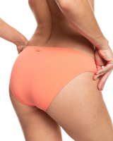 The Roxy Womens Beach Classics Hipster Bikini Bottoms in Fusion Coral