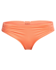 The Roxy Womens Beach Classics Hipster Bikini Bottoms in Fusion Coral