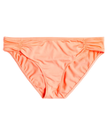 The Roxy Womens Beach Classics Hipster Bikini Bottoms in Fusion Coral