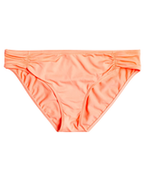 The Roxy Womens Beach Classics Hipster Bikini Bottoms in Fusion Coral