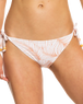 The Roxy Womens Palm Tree Moderate Coverage Bikini Bottoms in Toast Palm Tree