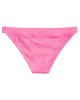 The Roxy Womens Love The Surfrider Bikini Bottoms in Pink Guava