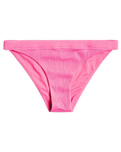 The Roxy Womens Love The Surfrider Bikini Bottoms in Pink Guava