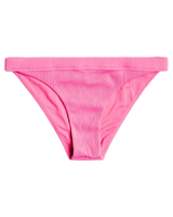 The Roxy Womens Love The Surfrider Bikini Bottoms in Pink Guava