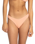 The Roxy Womens Love The Sunseeker Bikini Bottoms in Salmon