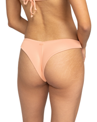 The Roxy Womens Love The Sunseeker Bikini Bottoms in Salmon