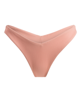 The Roxy Womens Love The Sunseeker Bikini Bottoms in Salmon