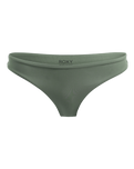 The Roxy Womens Beach Classics Tanga Bikini Bottoms in Agave Green