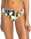 The Roxy Womens Color Jam Hipster Bikini Bottoms in Anthracite Flower Jammin