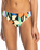 The Roxy Womens Color Jam Hipster Bikini Bottoms in Anthracite Flower Jammin