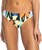 The Roxy Womens Color Jam Hipster Bikini Bottoms in Anthracite Flower Jammin