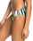 The Roxy Womens Color Jam Hipster Bikini Bottoms in Anthracite Flower Jammin