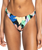 The Roxy Womens Color Jam Cheeky Bikini Bottoms in Anthracite Flower Jammin