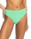 The Roxy Womens Color Jam Mod Mid Waist Bikini Bottoms in Absinthe Green