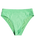 The Roxy Womens Color Jam Mod Mid Waist Bikini Bottoms in Absinthe Green