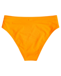 The Roxy Womens Color Jam Mod Mid Waist Bikini Bottoms in Tangelo