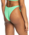 The Roxy Womens Color Jam Cheeky High Leg Bikini Bottoms in Absinthe Green