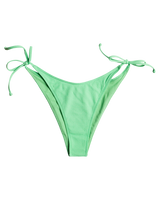 The Roxy Womens Color Jam Cheeky High Leg Bikini Bottoms in Absinthe Green