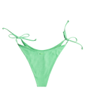 The Roxy Womens Color Jam Cheeky High Leg Bikini Bottoms in Absinthe Green