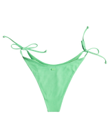 The Roxy Womens Color Jam Cheeky High Leg Bikini Bottoms in Absinthe Green