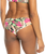 The Roxy Womens Beach Classics Cheeky Bikini Bottoms in Anthracite Palm