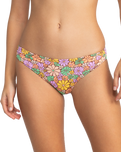 The Roxy Womens All About Sol Hipster Bikini Bottoms in Rootbeer