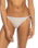 The Roxy Womens Wavy Stripe Cheeky Tie Bikini Bottoms in Papaya