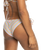 The Roxy Womens Wavy Stripe Cheeky Tie Bikini Bottoms in Papaya