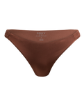 The Roxy Womens Silky Island Cheeky Bikini Bottoms in Rootbeer