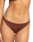 The Roxy Womens Silky Island Bikini Bottoms in Rootbeer