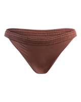 The Roxy Womens Silky Island Bikini Bottoms in Rootbeer