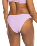 The Roxy Womens Aruba Bikini Bottoms in Crocus Petal