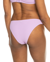 The Roxy Womens Aruba Bikini Bottoms in Crocus Petal