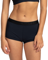 The Roxy Womens Active Shorty Bottoms in Anthracite