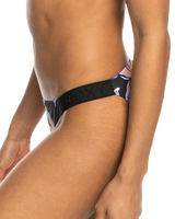 The Roxy Womens Active Hipster Bottoms in Anthracite Kiss